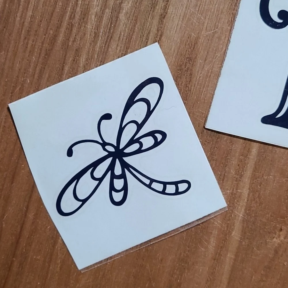Set of 3 Permanent car decals